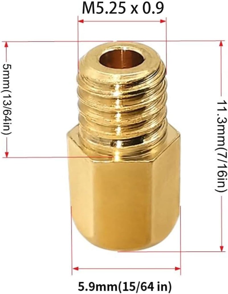 Strongthium Main Jet Kit for Mikuni VM TM Carburetors Large Hex VM4/042 240# ~ 340# - Image 2